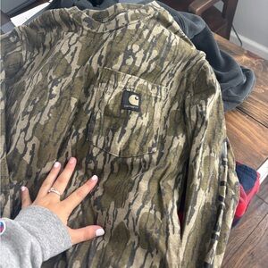 Carhartt Men's Woodland Camo Shirt